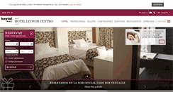 Desktop Screenshot of hotelleonorcentro.com